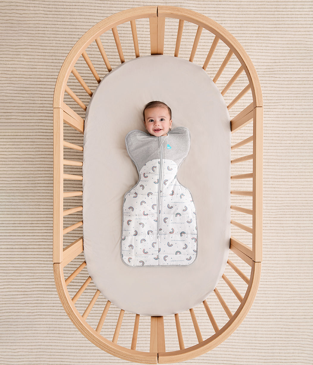 Swaddle Up Starter Bundle | 2.5 TOG | Blue Pebbles | Olive Bees | White Rainbow