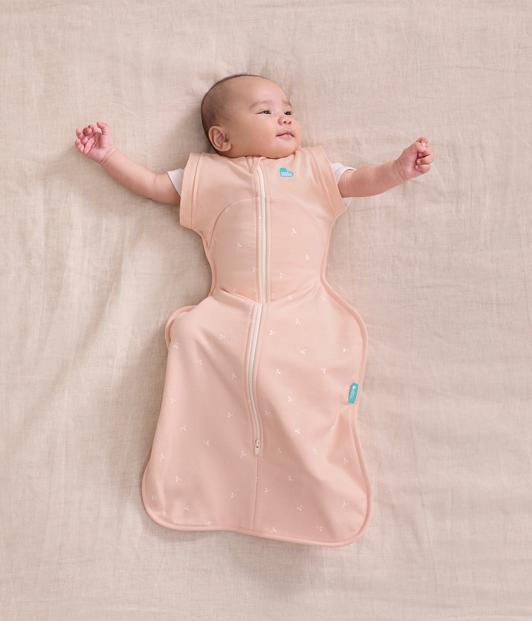 Swaddle Up™ 2-in-1 Transition Bag 1.5 TOG Cotton Fleece Blush Twigs