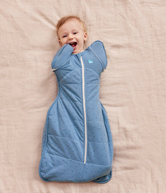 Transitioning 2 Piece Bundle | 2.5 TOG | Storm Blue Pebbles | Olive Bees