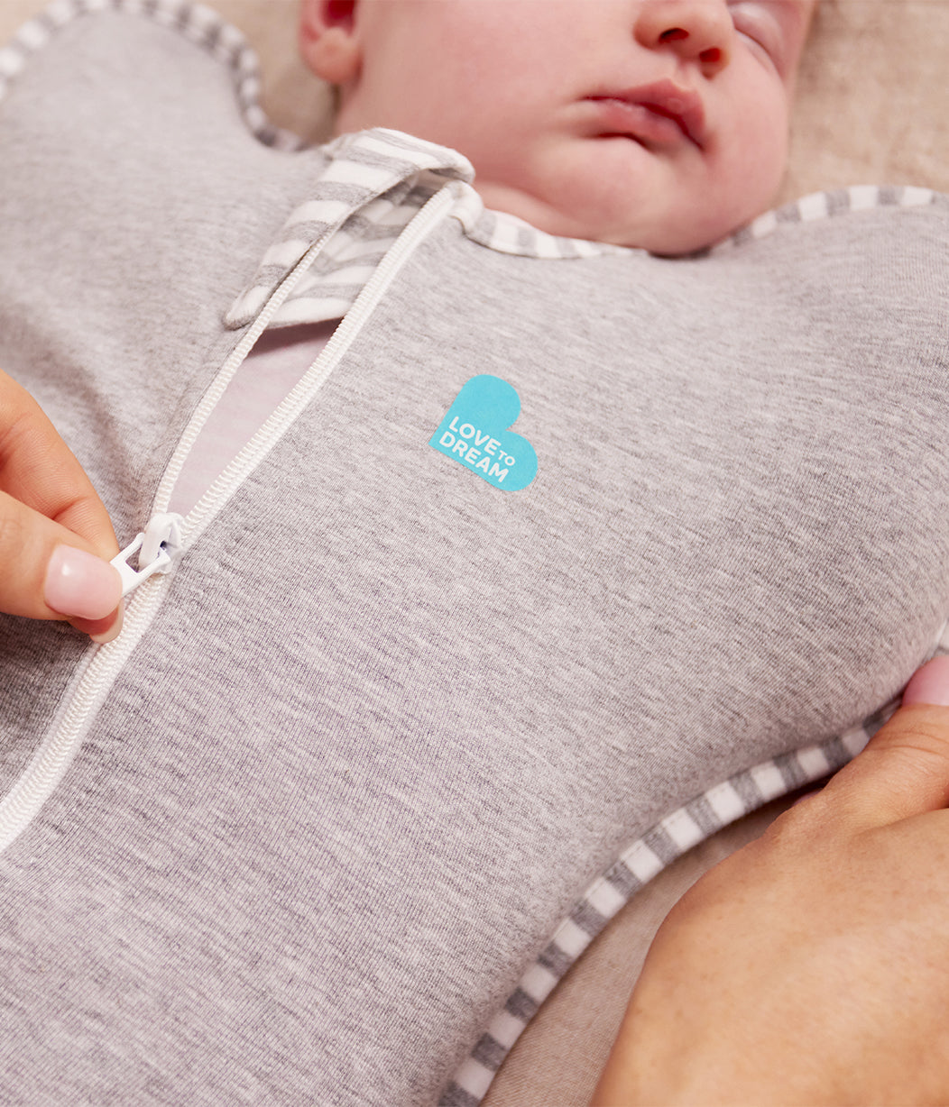 Swaddle Up™ 1.0 TOG Cotton Grey
