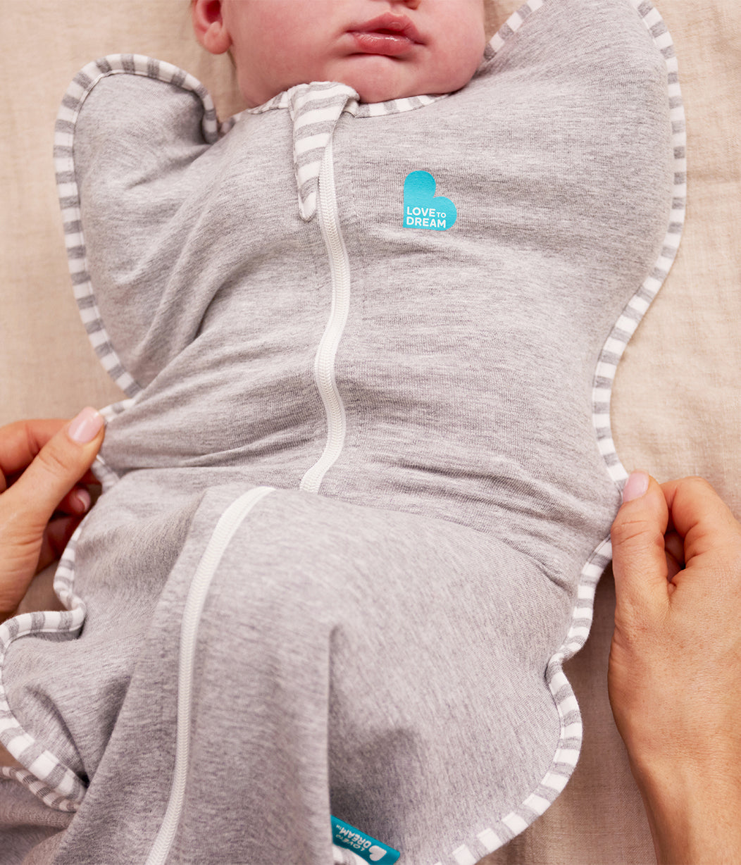 Swaddle Up™ 1.0 TOG Cotton Grey