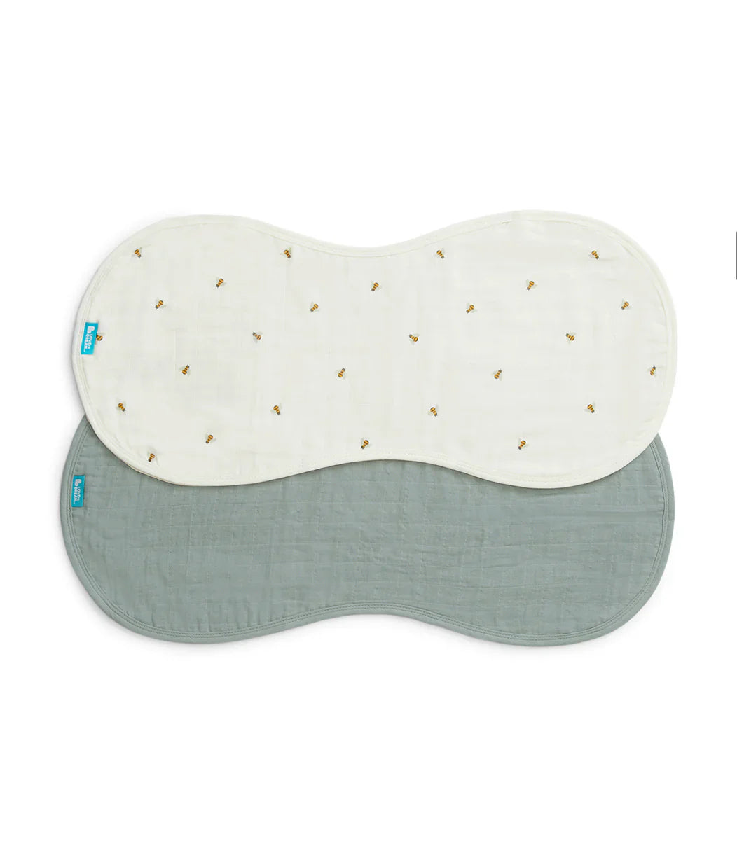 Newborn Essentials Bundle | Swaddle Up 0.2 TOG | Bib | Wash Cloth | Burp Cloth | Hooded Towel | Olive