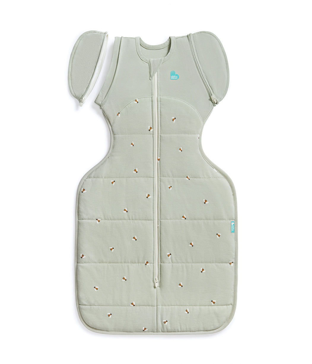 Transitioning 2 Piece Bundle | 2.5 TOG | Olive Bees | Rose Pebbles